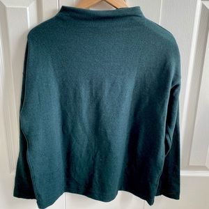 Green Mock Neck Sweater